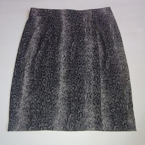 Laura Scott snake print pencil skirt size 6